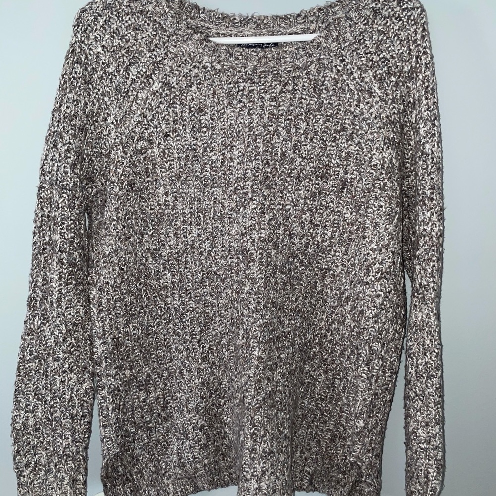 oversized knit sweater